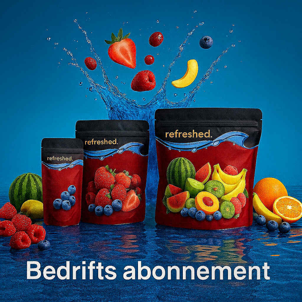 Bedrifts og familie abonnement 1x2, 1x6 og 1x12Pods