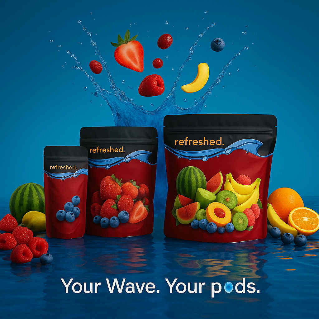 Refreshment Bundle pods 1x2, 1x6 og 1x12Pods