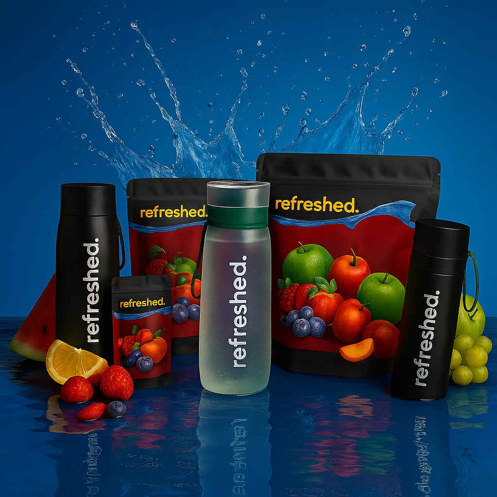 Familie og Bedriftpakke 3 flasker + 1x2, 1x6 og 1x12 Pods